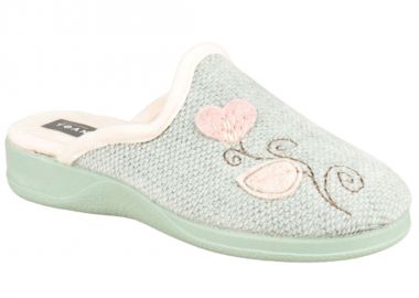 Παντόφλες γυναικείες | Υφασμάτινες | Υφαντίδης | 508003 | Μέντα - Υφαντίδης - 